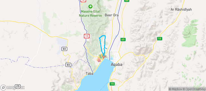 מפת חום של מחירי הנדל"ן בשכונת יעלים, אילת — אזורים יקרים בגווני חם, אזורים זולים בגווני קר