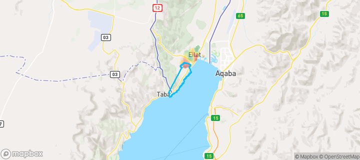 מפת חום של מחירי הנדל"ן בשכונת 6 שחמון, אילת — אזורים יקרים בגווני חם, אזורים זולים בגווני קר